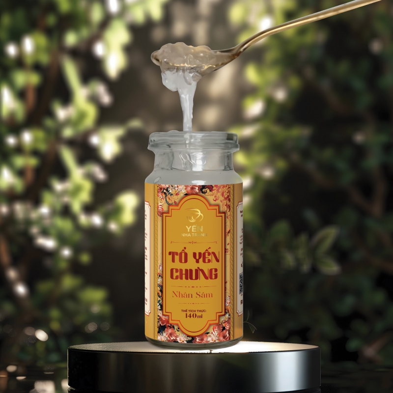 Yến chưng tươi vị Nhân Sâm